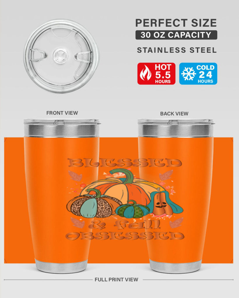 Blessed Fall Obsessed 49#- fall- Tumbler