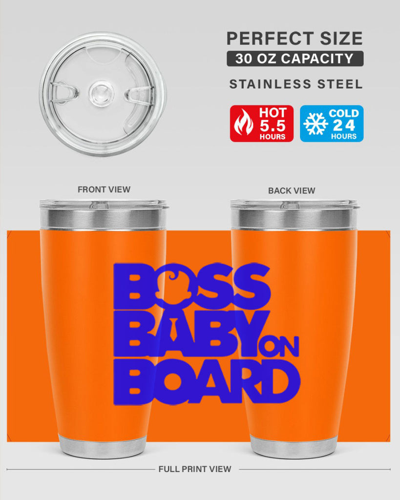 Boss Baby On Board 2#- black words phrases- Cotton Tank