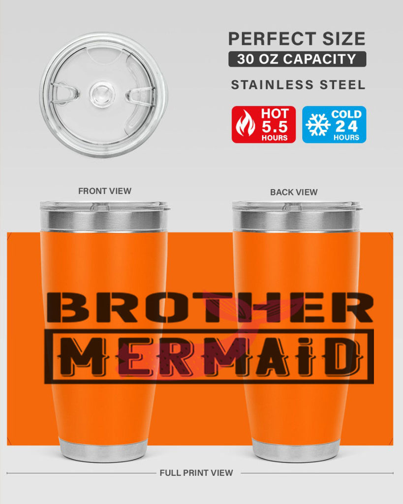 Brother mermaid 86#- mermaid- Tumbler