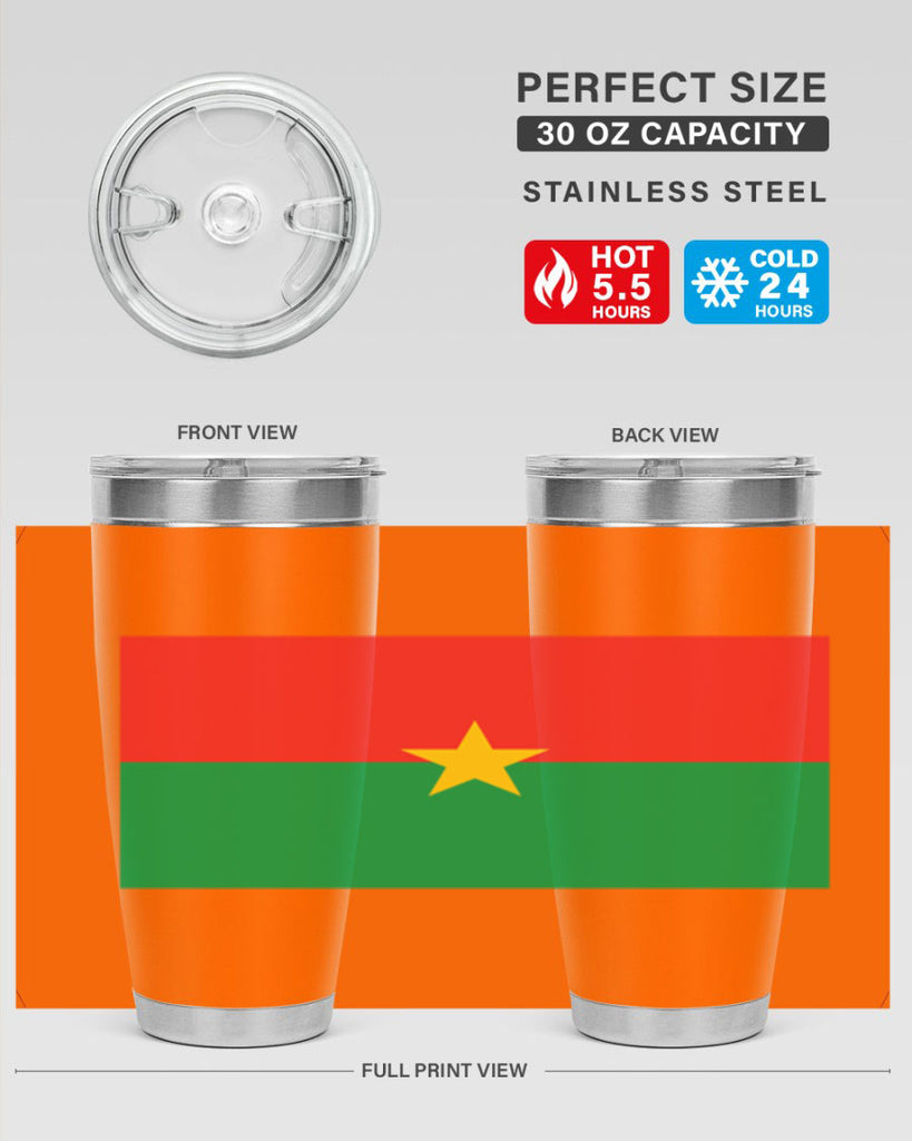 Burkina Faso 171#- world flags- Tumbler