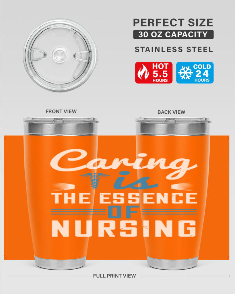 Caring is the essence of nursing Style 410#- nurse- tumbler