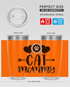 Cat Mommy Style 87#- cat- Tumbler