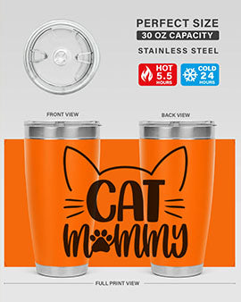 Cat Mommy Style 88#- cat- Tumbler