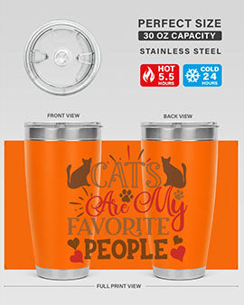 Cats Are My Favorite People Style 8#- cat- Tumbler