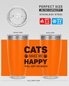 Cats Make Me Style 40#- cat- Tumbler