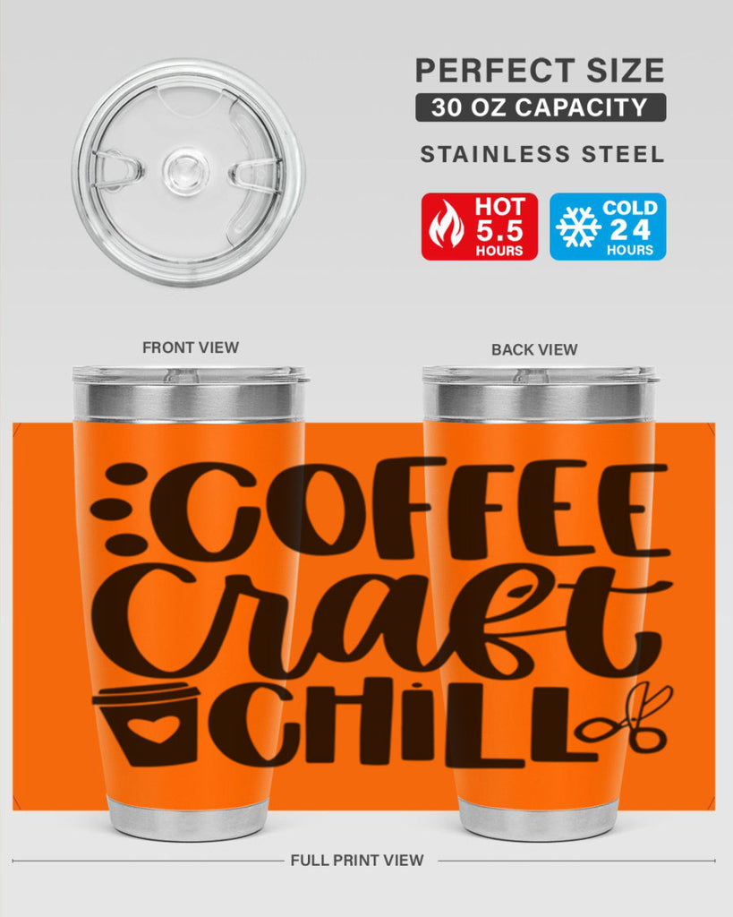 Coffee Craft Chill 42#- crafting- Tumbler