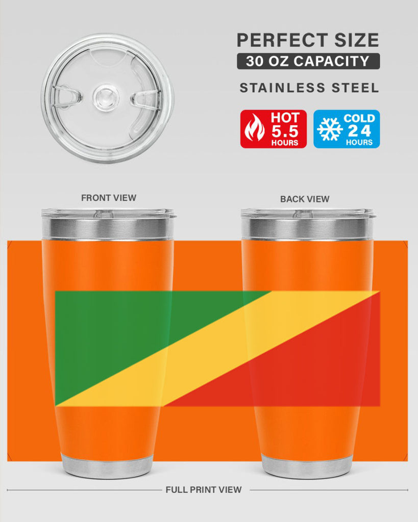 Congo Republic of the 158#- world flags- Tumbler