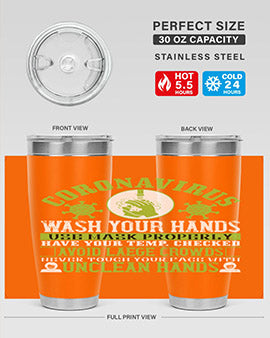 Coronavirus Wash Your Hands Use Style 1#- corona virus- Cotton Tank