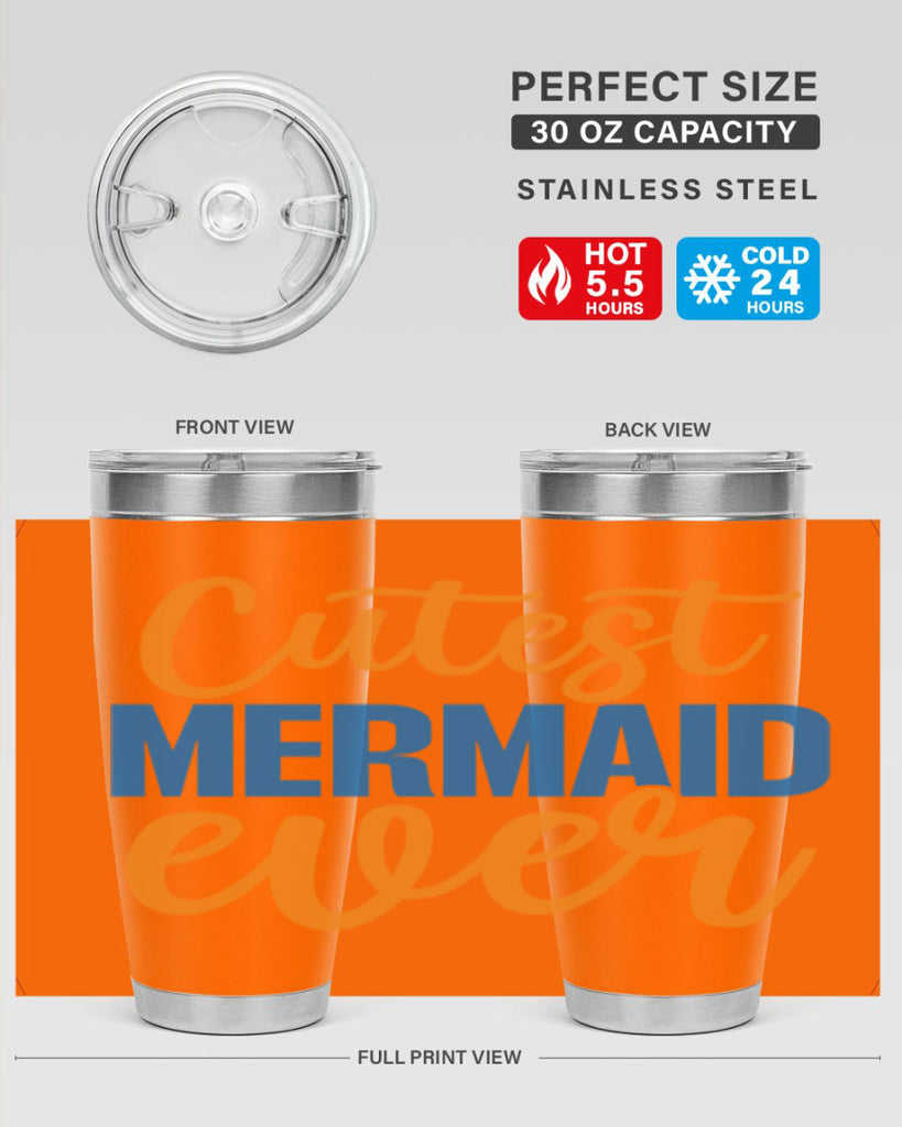 Cutest Mermaid Ever 94#- mermaid- Tumbler
