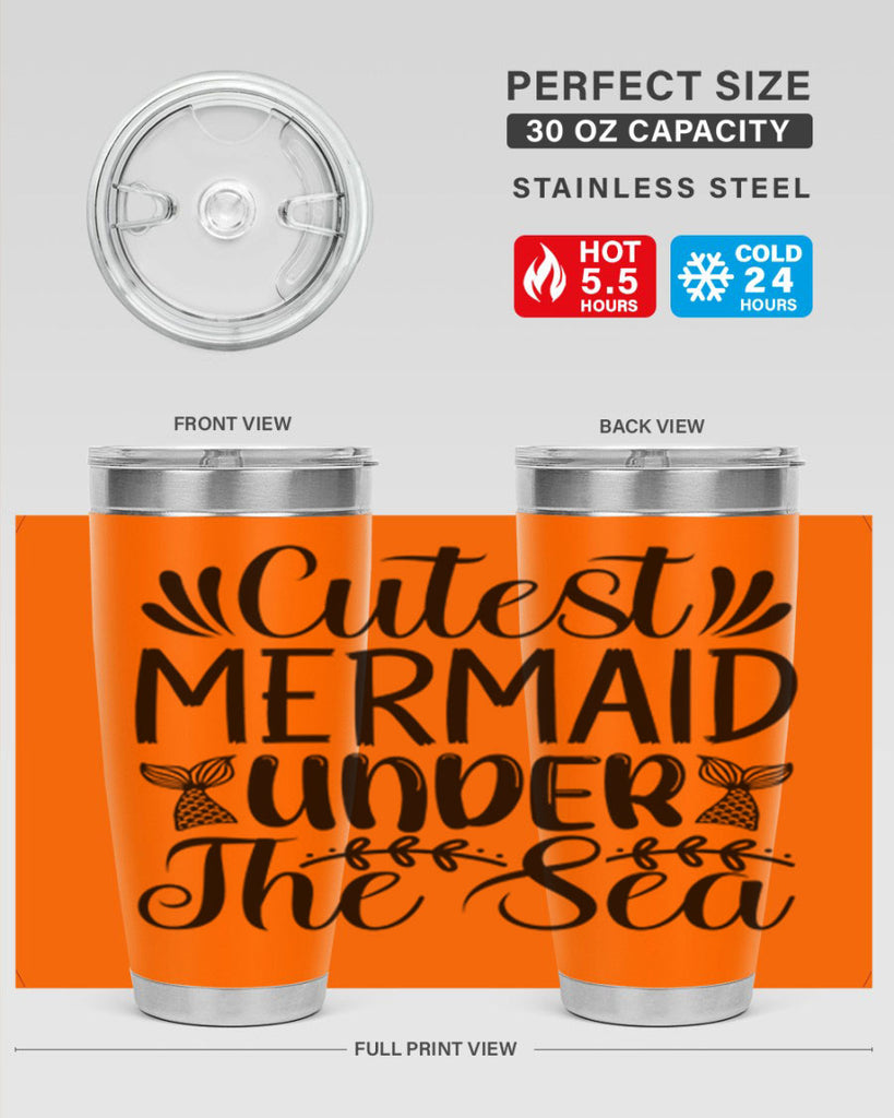 Cutest Mermaid Under The Sea 108#- mermaid- Tumbler