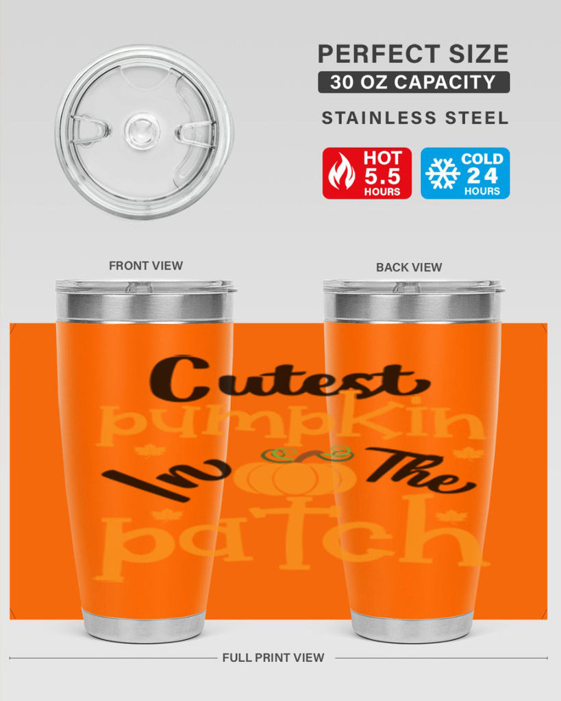 Cutestpumpkininthepatch 66#- fall- Tumbler