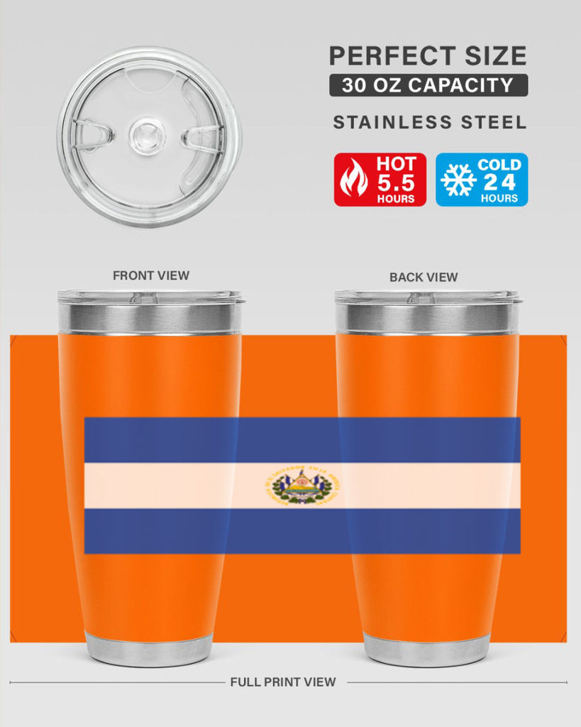 El Salvador 145#- world flags- Tumbler