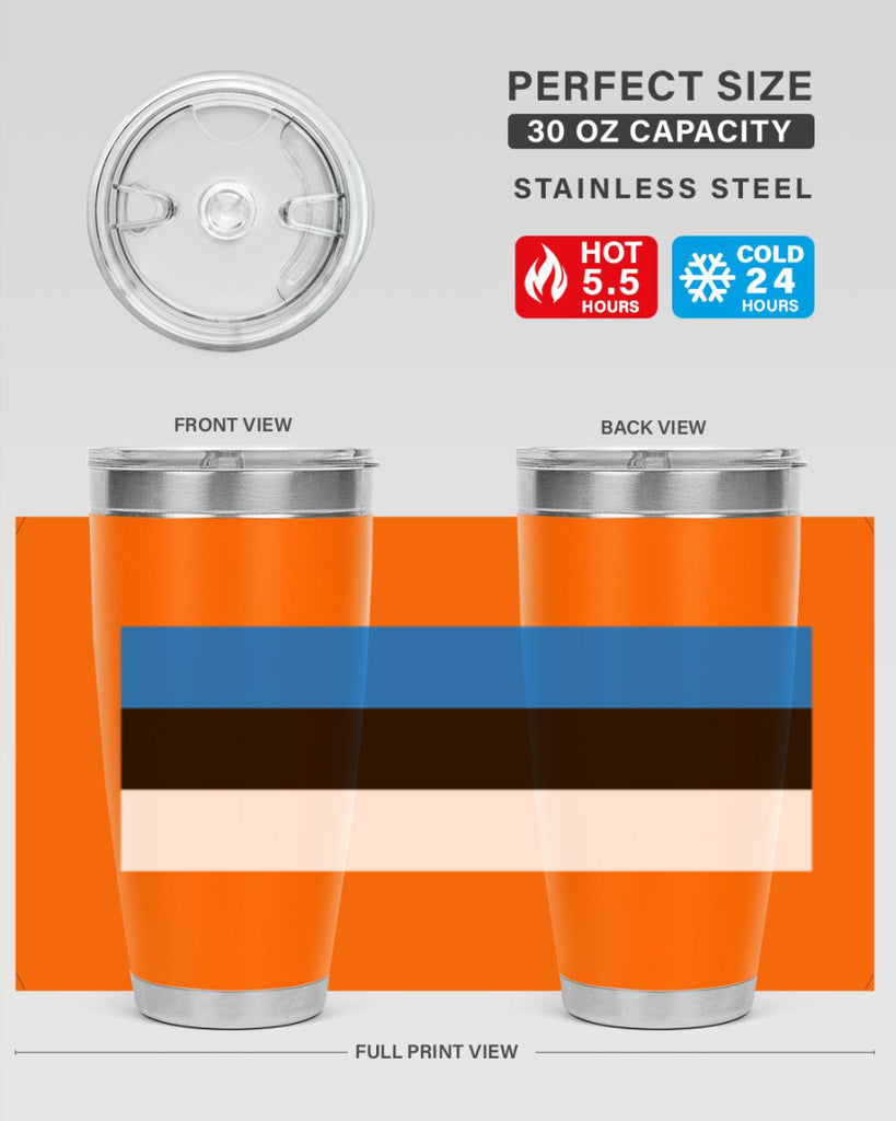 Estonia 142#- world flags- Tumbler
