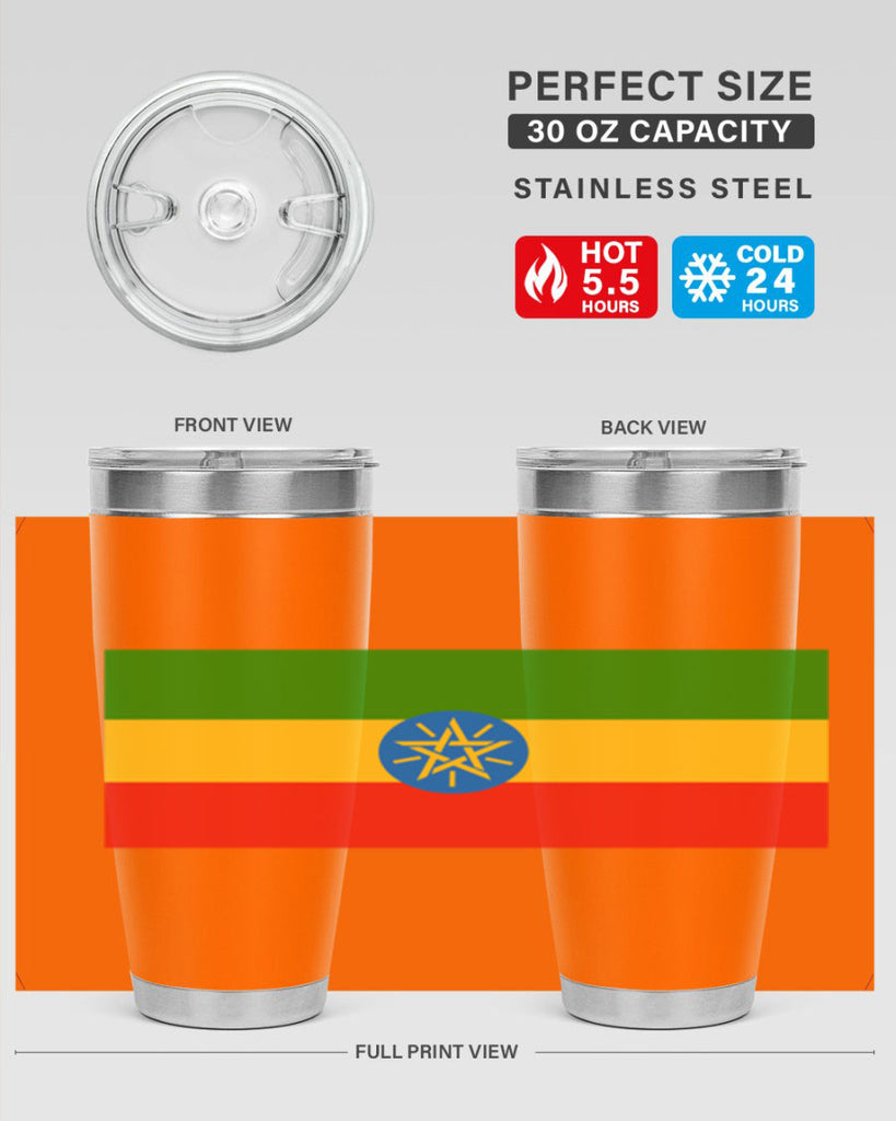 Ethiopia 140#- world flags- Tumbler