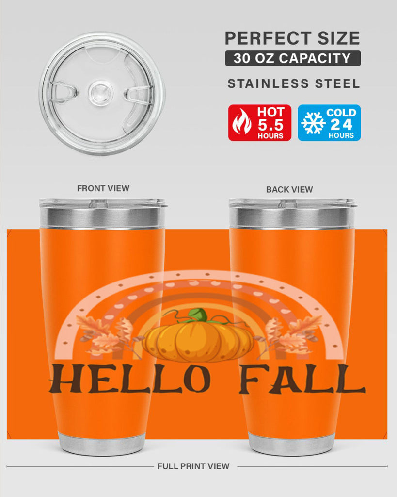 Fall Boho Rainbow 91#- fall- Tumbler