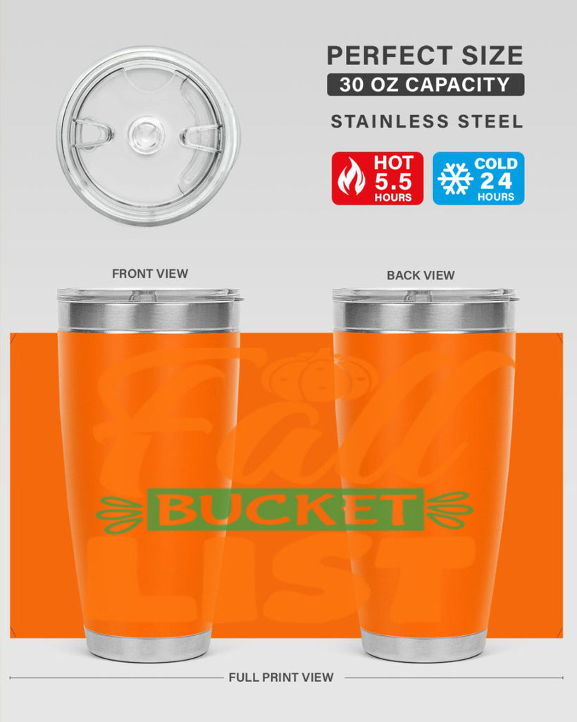 Fall Bucket List 93#- fall- Tumbler