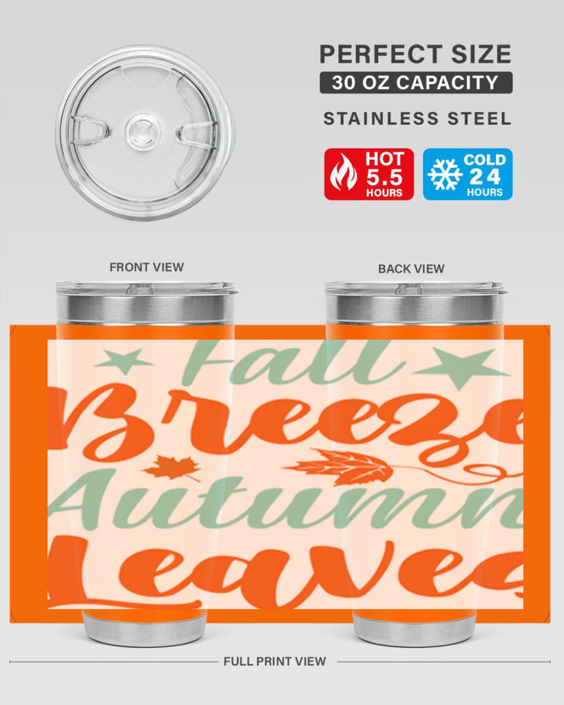 FallBreezeAutumnLeaves 147#- fall- Tumbler
