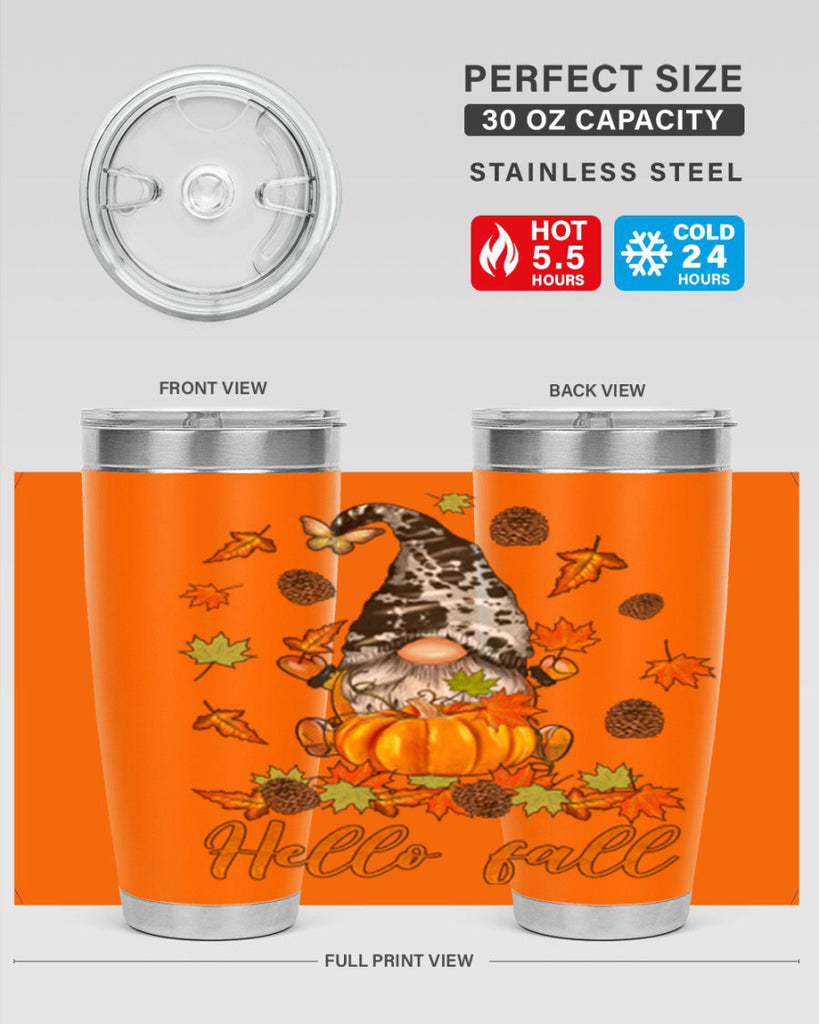 FallGnomeHelloAutumn 150#- fall- Tumbler