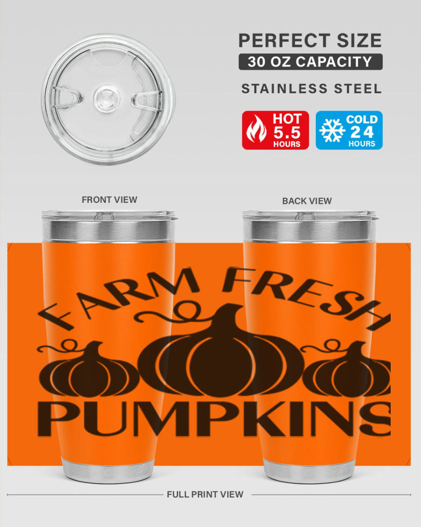 Farm Fresh Pumpkins 176#- fall- Tumbler