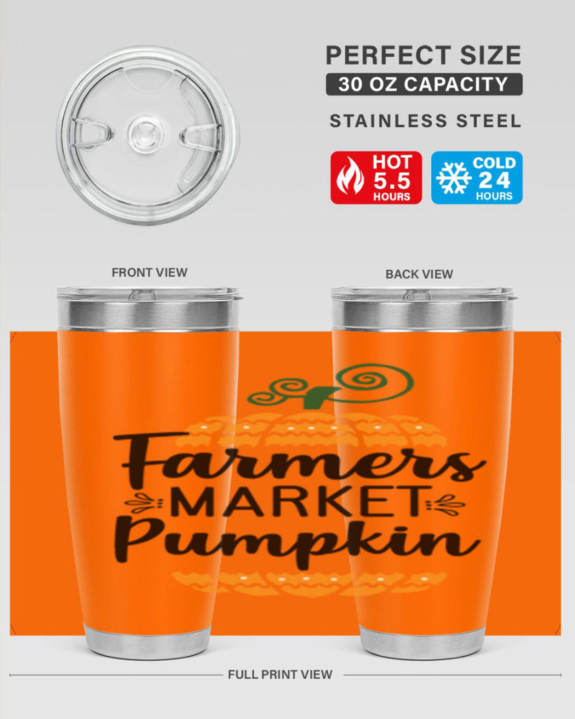 Farmersmarketpumpkin 179#- fall- Tumbler