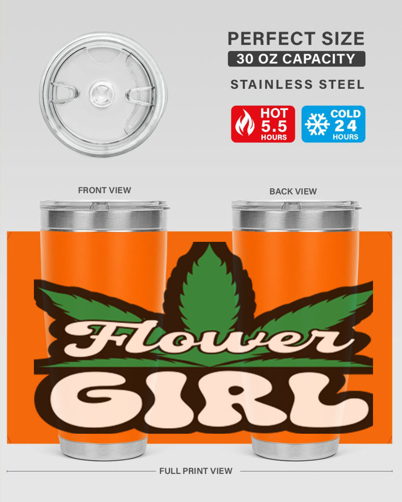 Flower girl 85#- marijuana- Tumbler