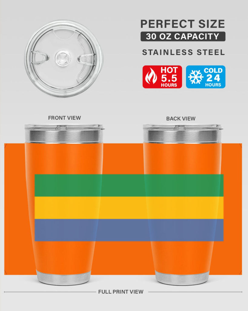Gabon 136#- world flags- Tumbler