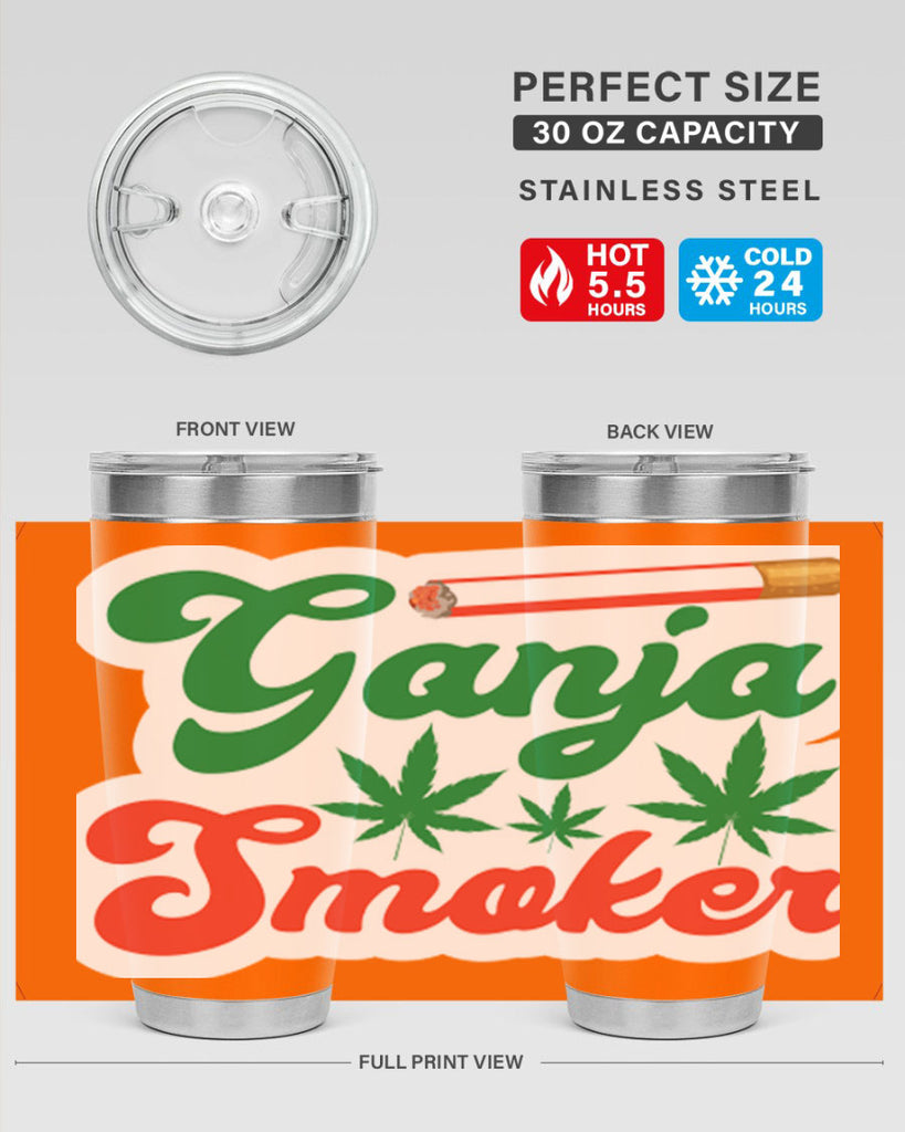 Ganja Smoker 90#- marijuana- Tumbler