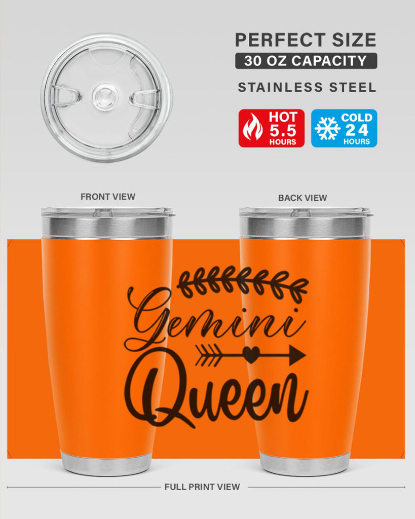 Gemini queen 232#- zodiac- Tumbler