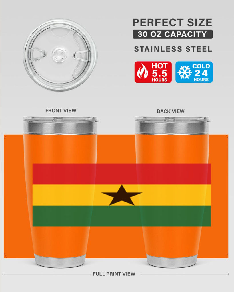 Ghana 132#- world flags- Tumbler