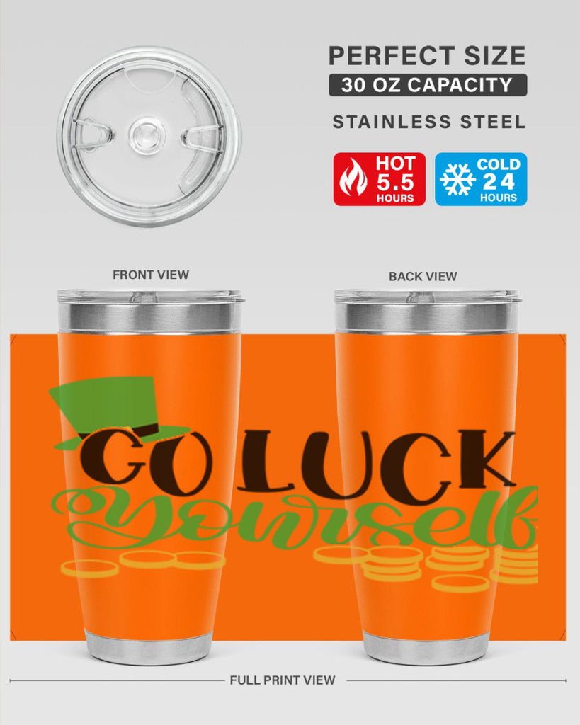 Go Lucky Yourself Style 98#- St Patricks Day- Tumbler