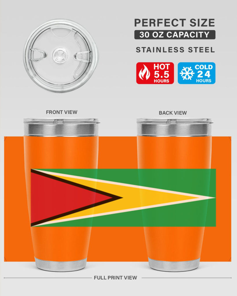 Guyana 126#- world flags- Tumbler