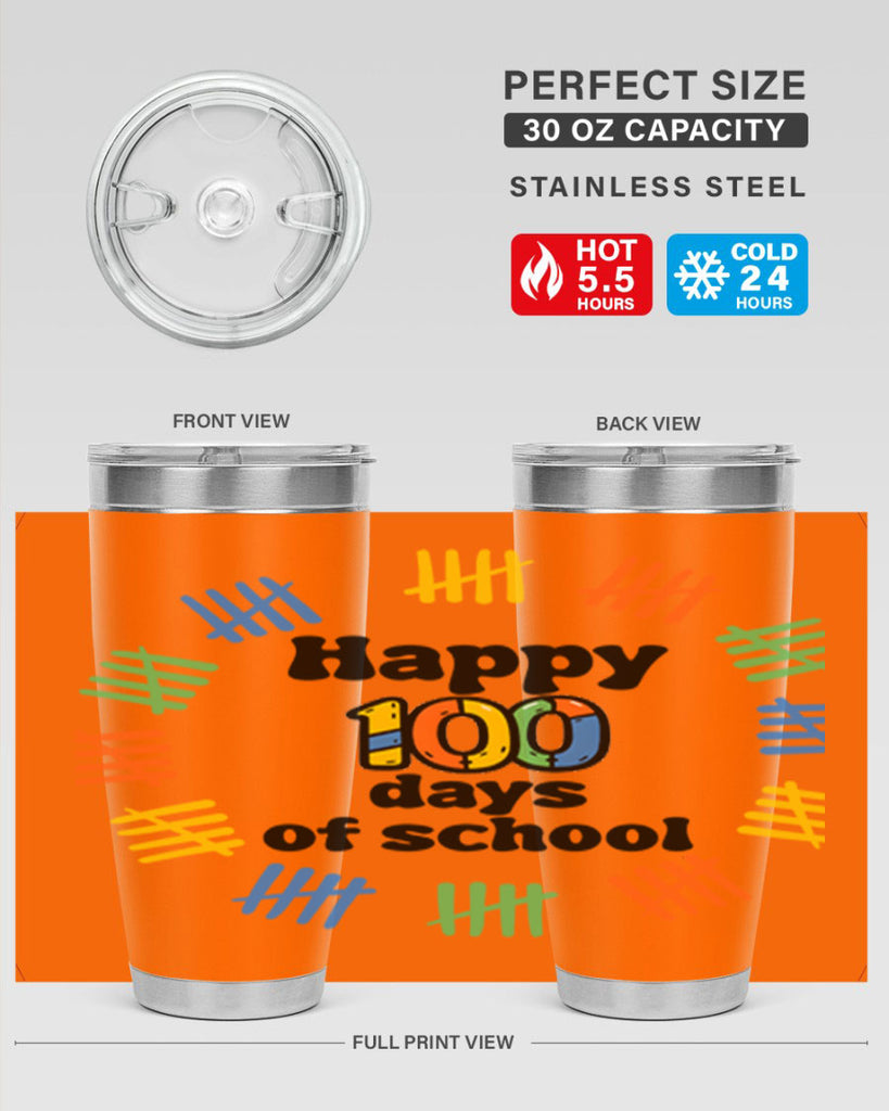 Happy 100 Days of School 51#- 100 days of school- Tumbler