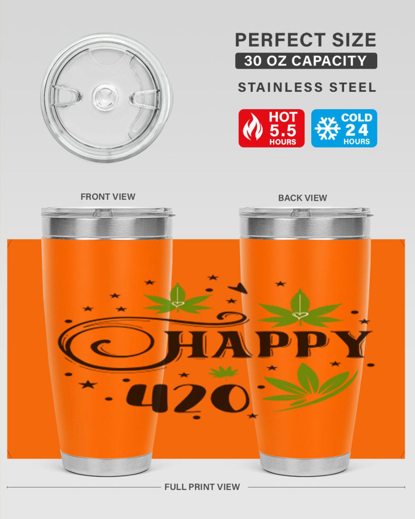 Happy 420 101#- marijuana- Tumbler