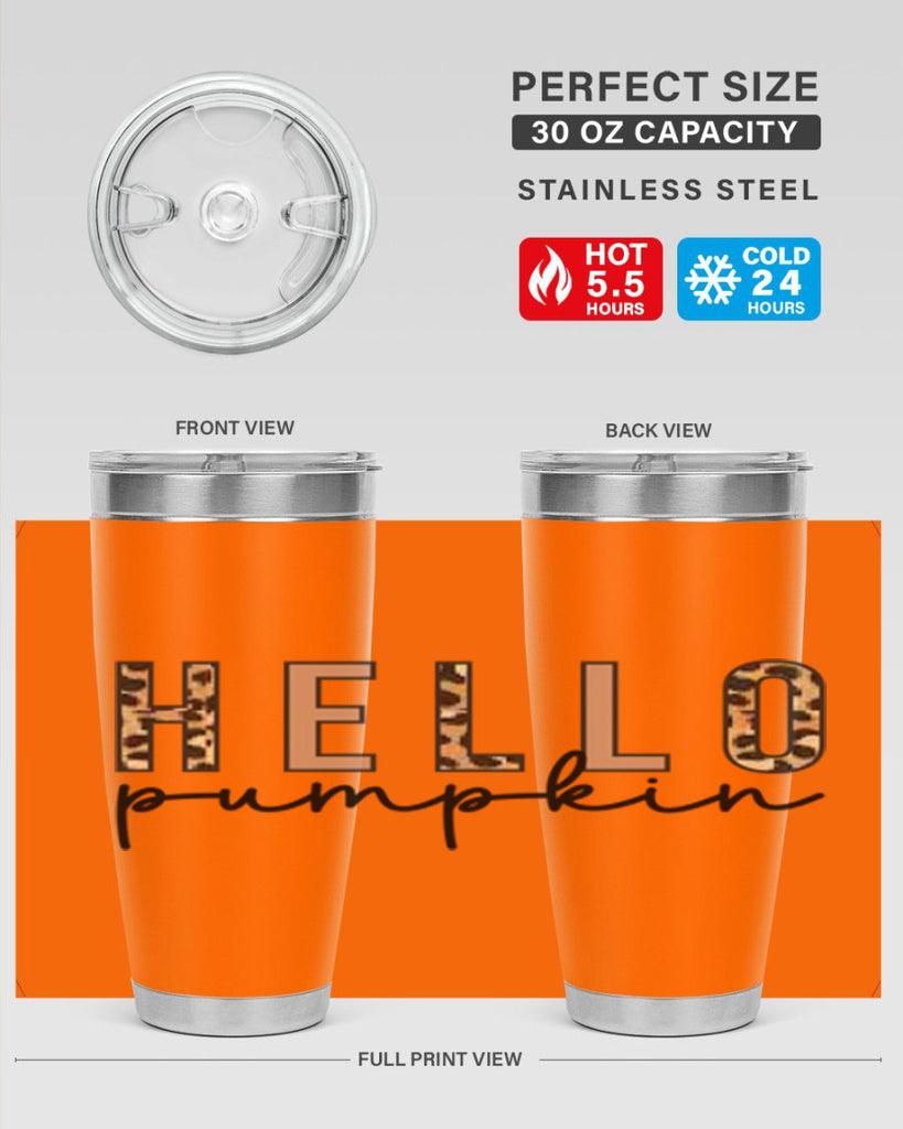 Hello Pumpkin Fall 291#- fall- Tumbler