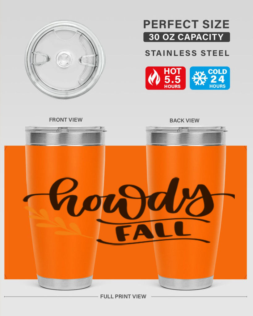Howdy Fall 496#- fall- Tumbler