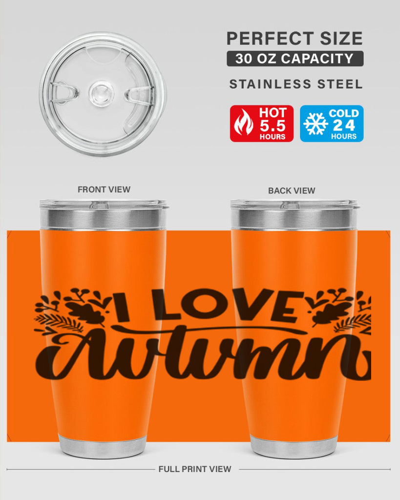 I Love Autumn 497#- fall- Tumbler