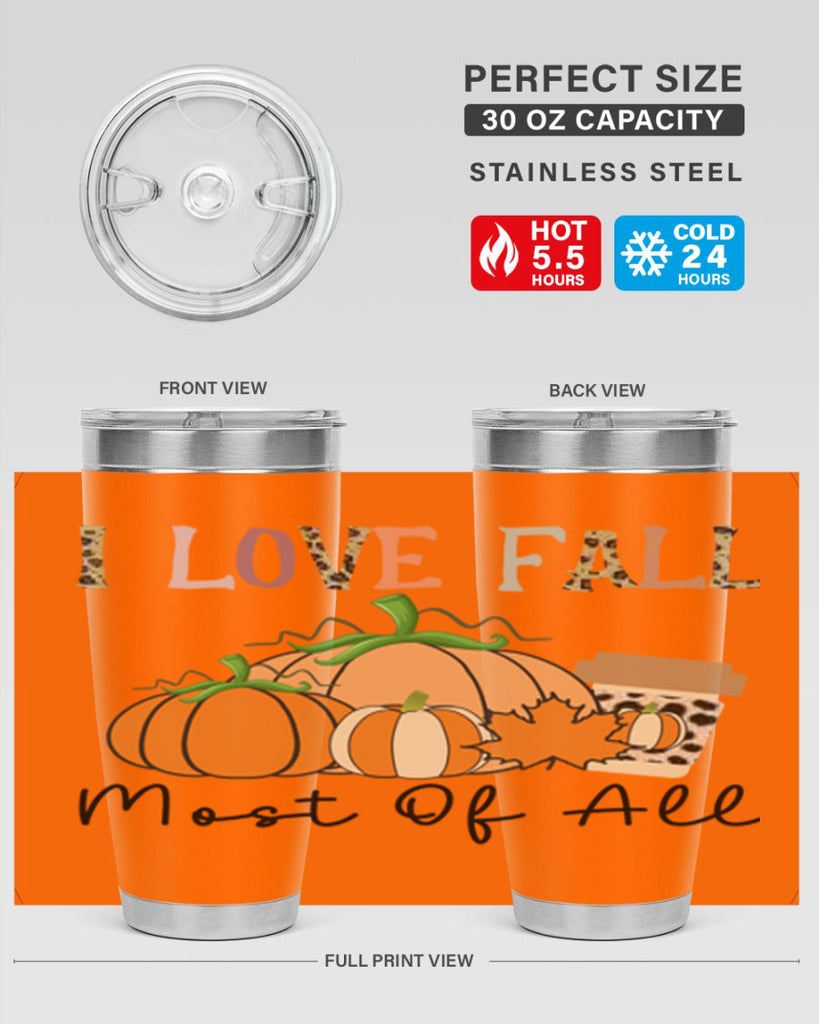 I love fall most of all 326#- fall- Tumbler