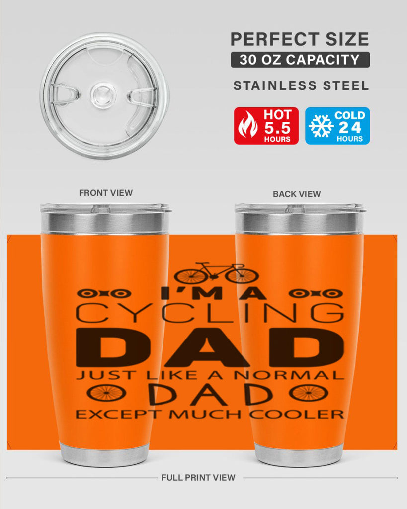 Im A Cycling Dad 4#- dad- Tumbler