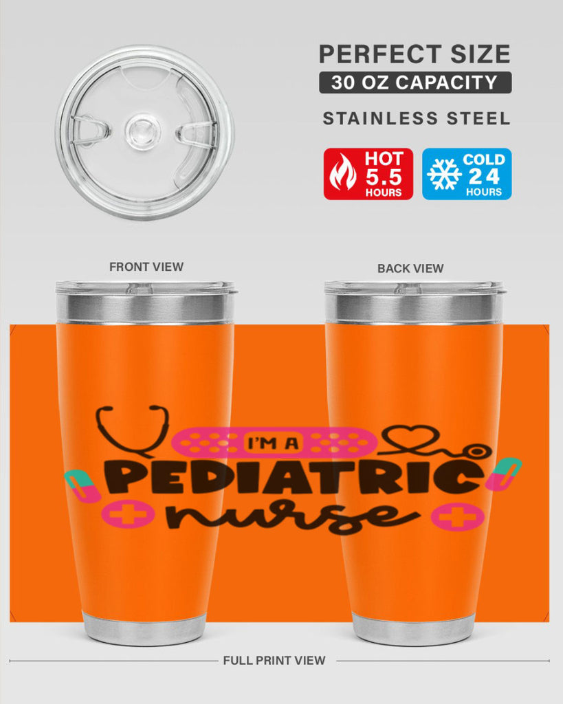 Im A Pediatric Nurse Style Style 154#- nurse- tumbler