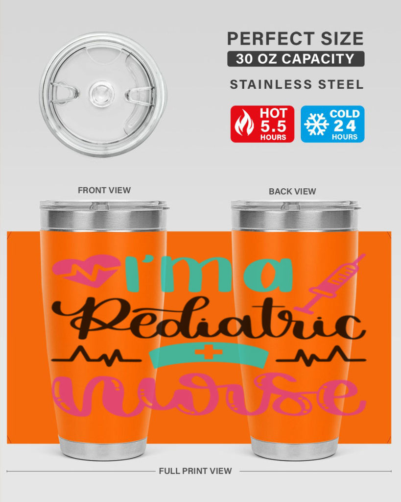 Im A Pediatric Nurse Style Style 155#- nurse- tumbler