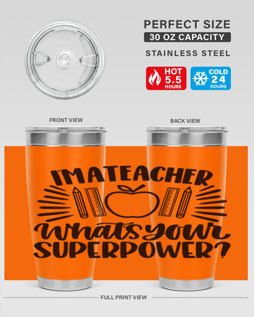 Im A Teacher Whats Your Style 72#- teacher- tumbler