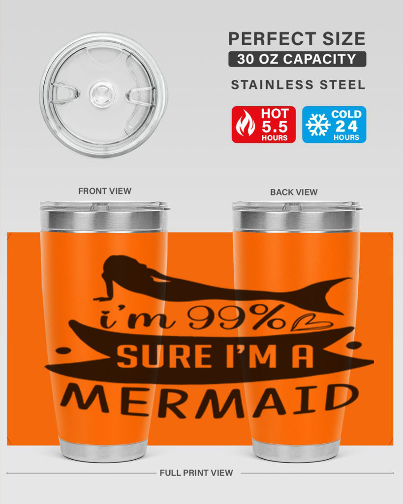 Im sure im a 248#- mermaid- Tumbler