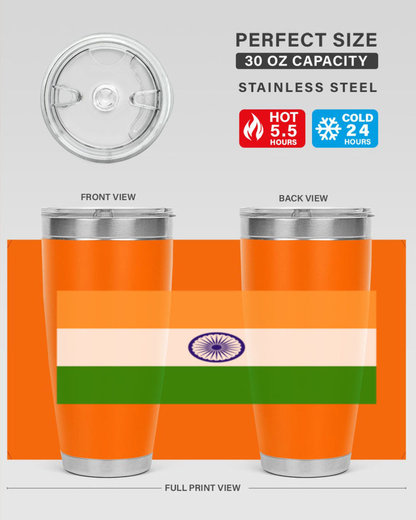 India 121#- world flags- Tumbler