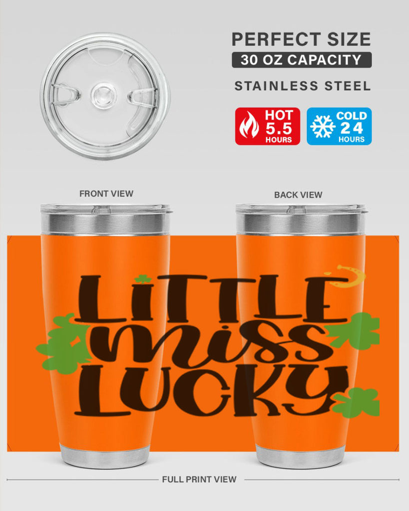Little Miss Lucky Style 68#- St Patricks Day- Tumbler