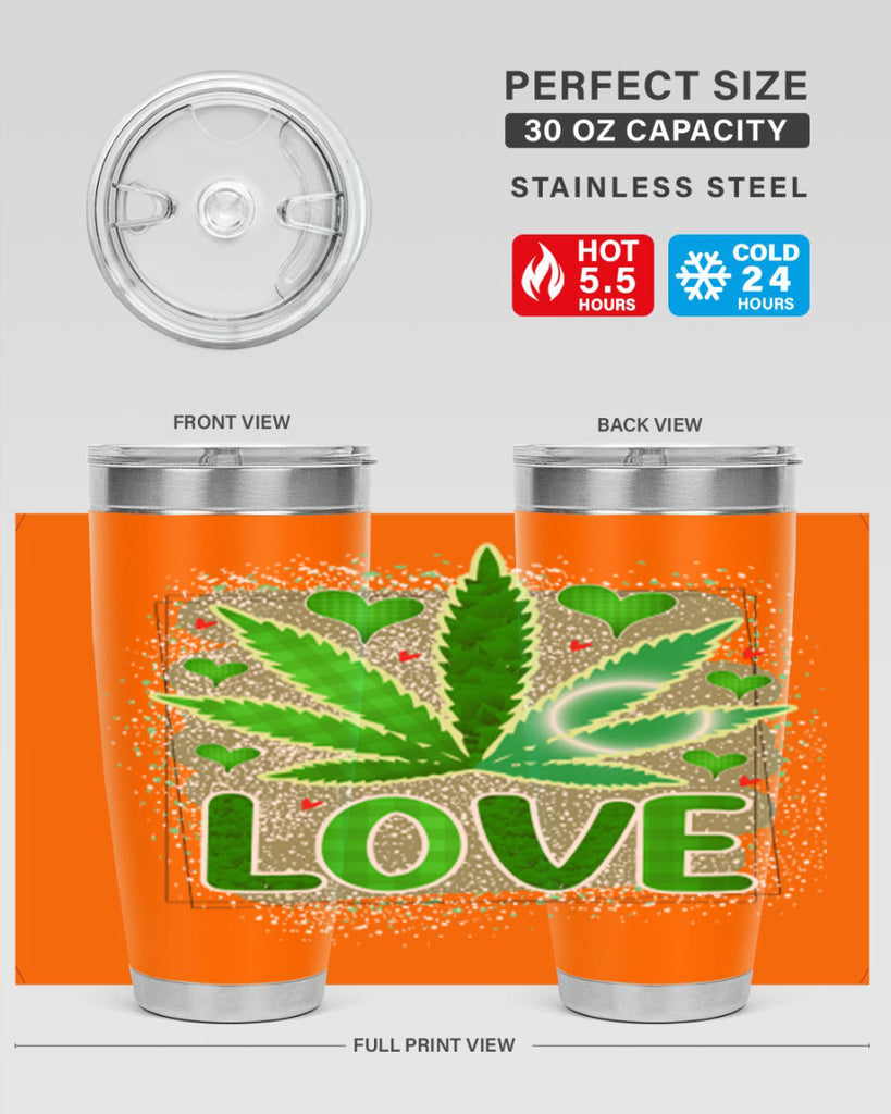 Love 188#- marijuana- Tumbler