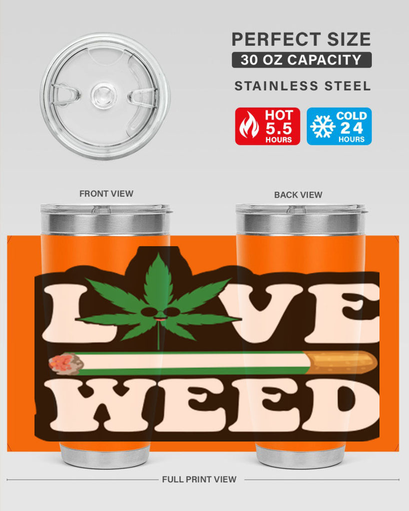 Love weed 194#- marijuana- Tumbler