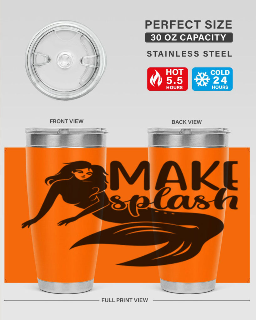 Make splash 315#- mermaid- Tumbler