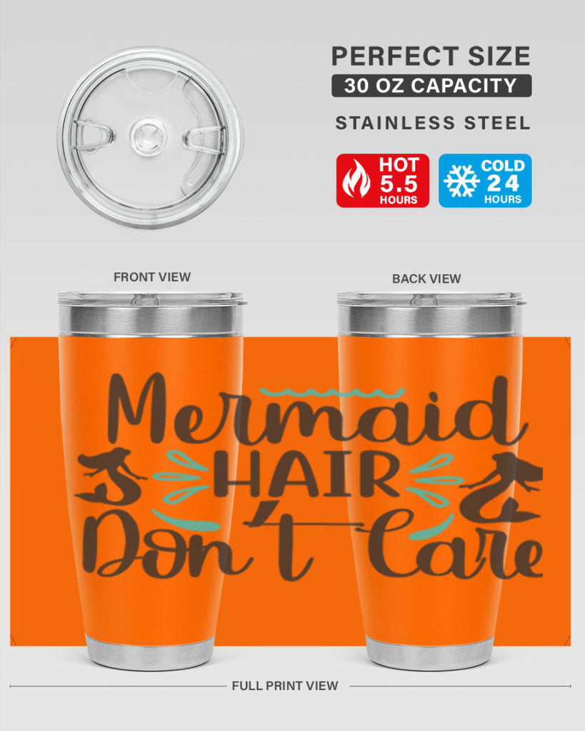 Mermaid Hair Don’t Care 359#- mermaid- Tumbler