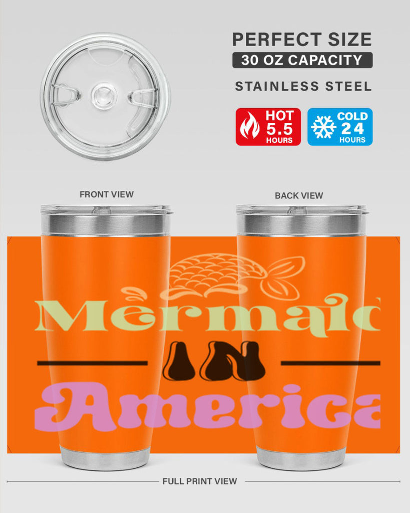 Mermaid In America 420#- mermaid- Tumbler