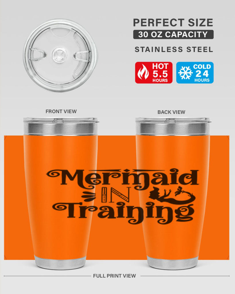 Mermaid In Training 364#- mermaid- Tumbler